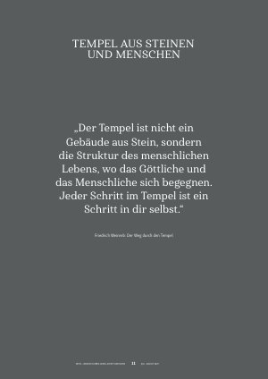 Vorschauseite 1: Stein gewordene Schulungswege