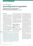 Vorschauseite 1: Sprachdiagnostik im Jugendalter