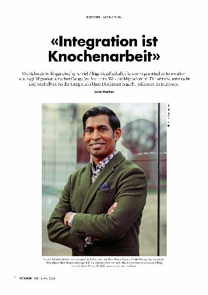 Vorschauseite 3: Migration «Integration ist Knochenarbeit»
