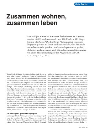 Vorschauseite 1: Zusammen wohnen, zusammen leben