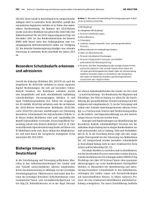Vorschauseite 2: Identifizierung und Adressierung besonderer Schutzbedarfe geflüchteter Menschen