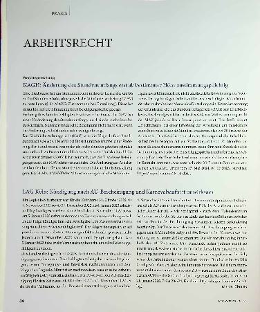 Vorschauseite 1: Arbeitsrecht