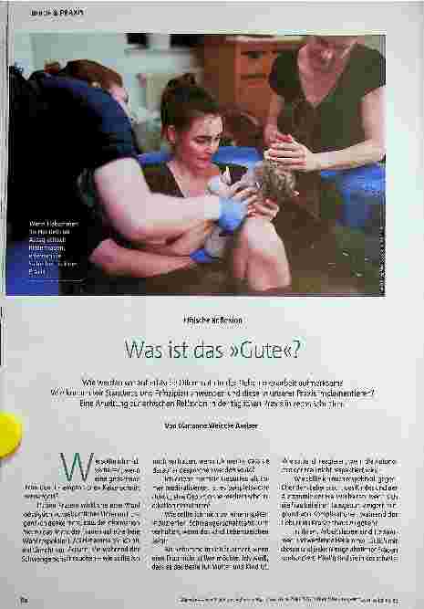 Vorschauseite 1: Ethische Reflexion: Was ist das "Gute"?