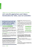 Vorschauseite 1: "Wir sind ihresgleichen und haben Verständnis für alles, was sie umtreibt."