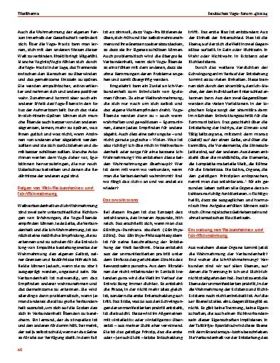 Vorschauseite 2: Verbundenheit oder Ich-Wahrnehmung – oder gleich beides?