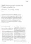 Vorschauseite 1: Die Entlastungsleistungen der Pflegeversicherung: Entlastungsbetrag - Verhinderungspflege - Kurzzeitpflege