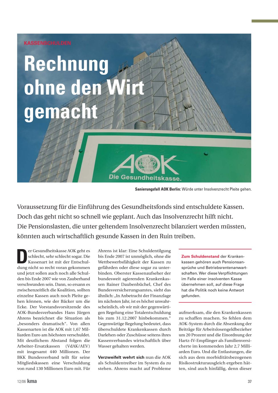 Vorschauseite 1: Rechnung ohne den Wirt gemacht