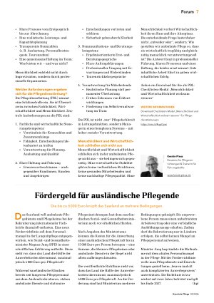 Vorschauseite 2: Gute Pflege gelingt nur mit klarer Struktur