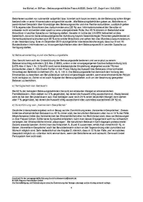 Vorschauseite 4: „Die haben mir gesagt, dass ich jemand anderen wählen kann“ – Betrachtungen zur Praxis der Beteiligung Betroffener bei der Betreuerauswahl