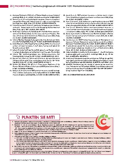 Vorschauseite 5: Nachweis prognostisch relevanter TERT-Promotermutationen bei Schilddrüsenkarzinomen (Teil 2)