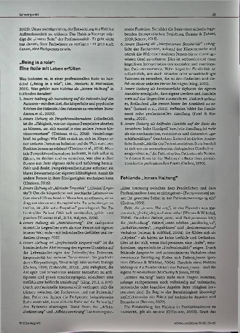 Vorschauseite 3: Habitus: Gelebte Professionalität. Professioneller „Habitus“ in helfenden Berufen als Bestandteil des Bildungskonzepts.