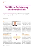 Vorschauseite 1: Tarifliche Entlohnung wird verbindlich.