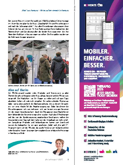 Vorschauseite 4: "Moin" aus Hamburg - Viel los auf der Therapie in Hamburg.