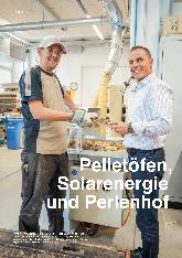 Vorschauseite 1: Pelletöfen, Solarenergie und Perlenhof