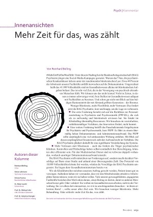 Vorschauseite 1: Innenansichten Mehr Zeit für das, was zählt