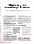 Vorschauseite 1: "Resilienz ist ein lebenslanger Prozess."