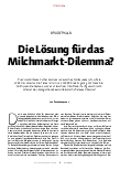 Vorschauseite 1: BRUDERKALB Die Lösung für das Milchmarkt-Dilemma?
