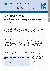 Vorschauseite 1: Der Entwurf zum Krankenhaus-Transparenzgesetz: Eine Mogelpackung