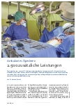 Vorschauseite 1: Ambulantes Operieren: 2.500 zusätzliche Leistungen