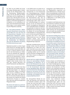 Vorschauseite 3: „Pflege vor Ort gelingt dann gut, wenn alle verlässlich zusammenarbeiten. “