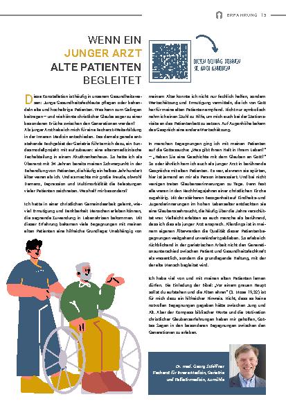 Vorschauseite 1: Wenn ein junger Arzt alte Patienten begleitet