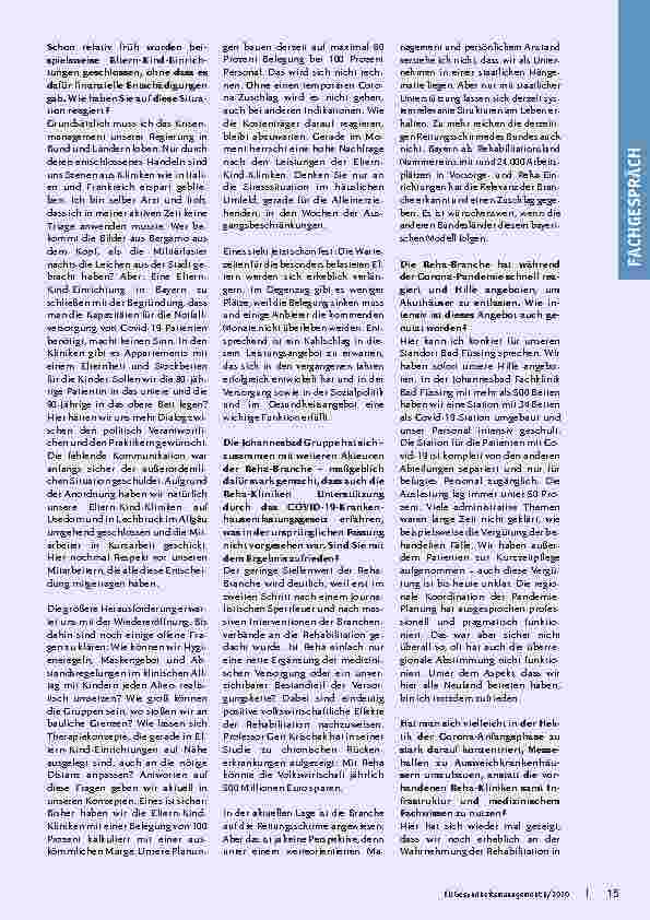 Vorschauseite 2: Die Krise ist noch nicht vorbei.