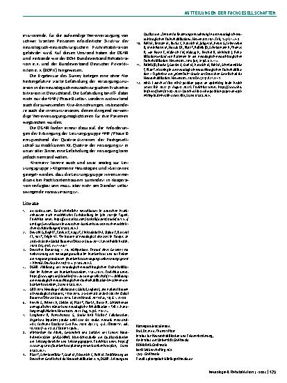 Vorschauseite 4: Deutsche Gesellschaft für Neurorehabilitation e. V.