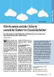 Vorschauseite 1: Kliniknetze und der Schutz sensibler Daten im Cloud-Zeitalter: Das Krankenhauszukunftsgesetz als Chance für eine sichere und datenschutzkonforme Infrastruktur.