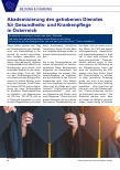 Vorschauseite 1: Akademisierung des gehobenen Dienstes für Gesundheitsund Krankenpflege in Österreich