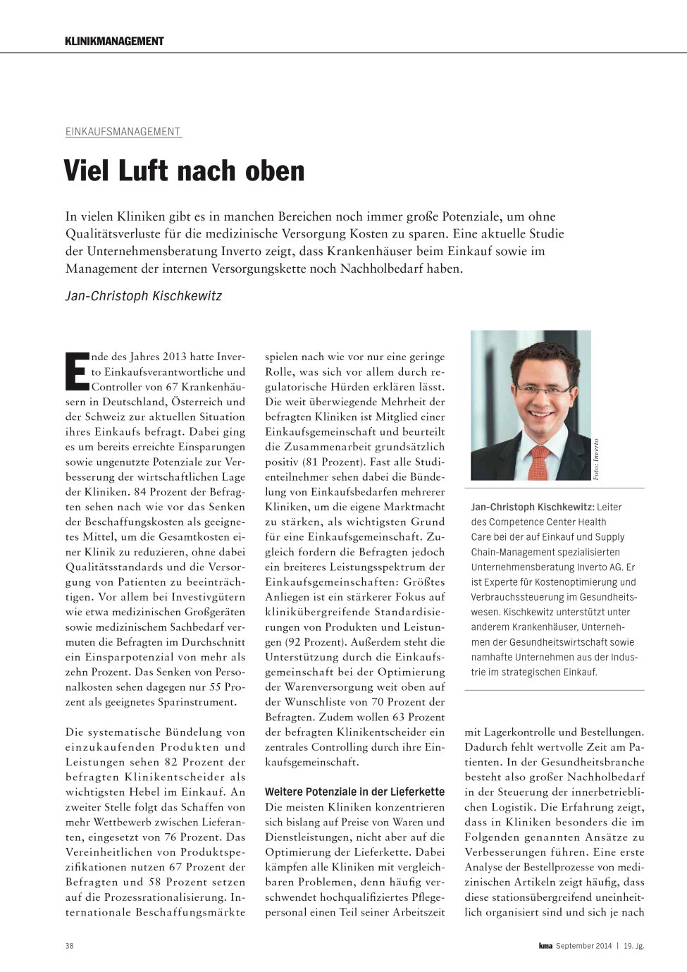 Vorschauseite 1: Viel Luft nach oben