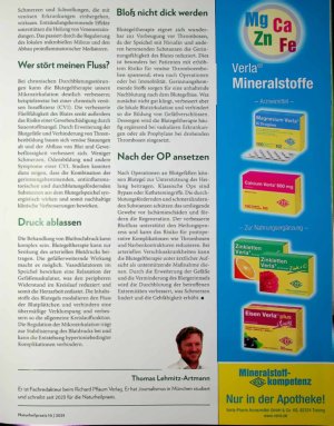 Vorschauseite 2: Bissfest Blutegel bei Herz-Kreislauferkrankungen