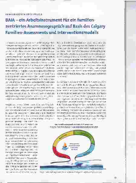 Vorschauseite 1: BAIA - ein Arbeitsinstrument für ein familienzentriertes Anamnesegespräch auf Basis des Calgary Familien-Assessments und Interventionsmodells
