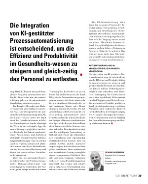 Vorschauseite 3: Weniger Zeit am Rechner, mehr Zeit für Patient: innenwie Automatisierung die Krankenpflege unterstützt