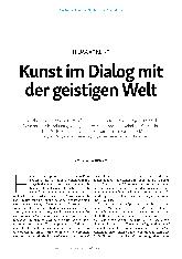 Vorschauseite 2: Kunst im Dialog mit der geistigen Welt