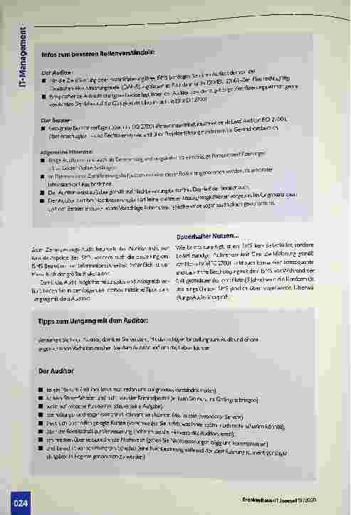 Vorschauseite 3: Der ISMS-Ratgeber: Ein Leitfaden für die Praxis (Teil 9)