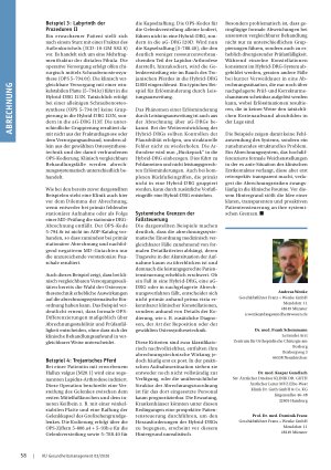 Vorschauseite 3: Labyrinthe und trojanische Pferde Erste Erfahrungen mit den Hybrid-DRGs in der Unfallchirurgie und Orthopädie im Jahre 2026
