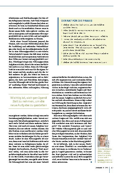 Vorschauseite 2: Von der Hilfskraft in die Führung