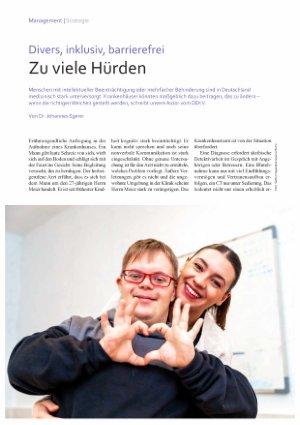 Vorschauseite 1: Divers, inklusiv, barrierefrei Zu viele Hürden