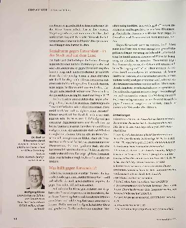 Vorschauseite 4: Nicht nur alt und allein: Einsamkeit trifft viele