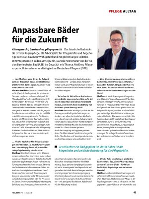 Vorschauseite 1: Anpassbare Bäder für die Zukunft