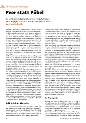 Vorschauseite 1: Peer statt Pöbel