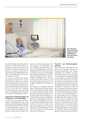 Vorschauseite 2: Digitale Technik im Dienst der Pflege
