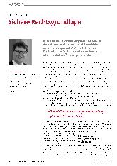 Vorschauseite 1: Sichere Rechtsgrundlage