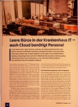 Vorschauseite 1: Leere Büros in der Krankenhaus IT - auch Cloud benötigt Personal