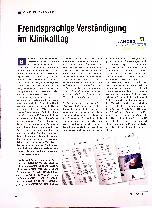 Vorschauseite 1: Fremdsprachige Verständigung im Klinikalltag