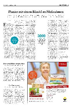 Vorschauseite 1: Pionier mit einem Bündel an Maßnahmen