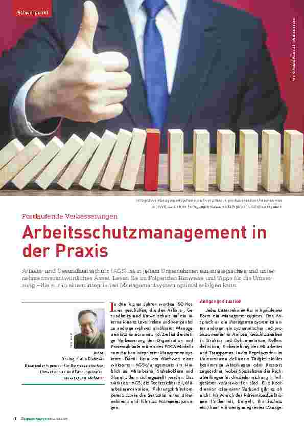 Vorschauseite 1: Arbeitsschutzmanagement in der Praxis