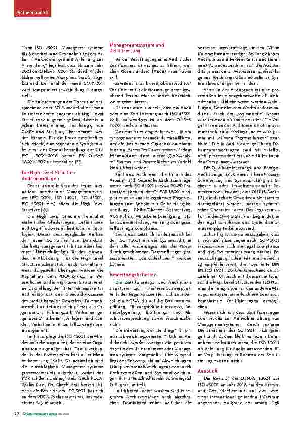 Vorschauseite 3: Arbeitsschutzmanagement in der Praxis