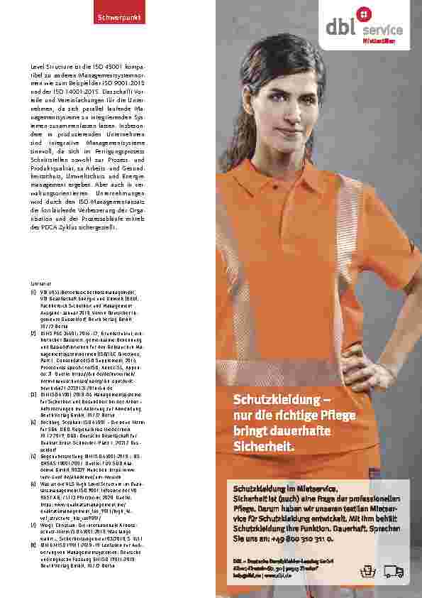 Vorschauseite 4: Arbeitsschutzmanagement in der Praxis