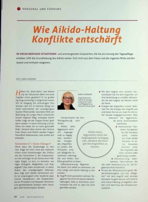 Vorschauseite 1: Wie Aikido-Haltung Konflikte entschärft